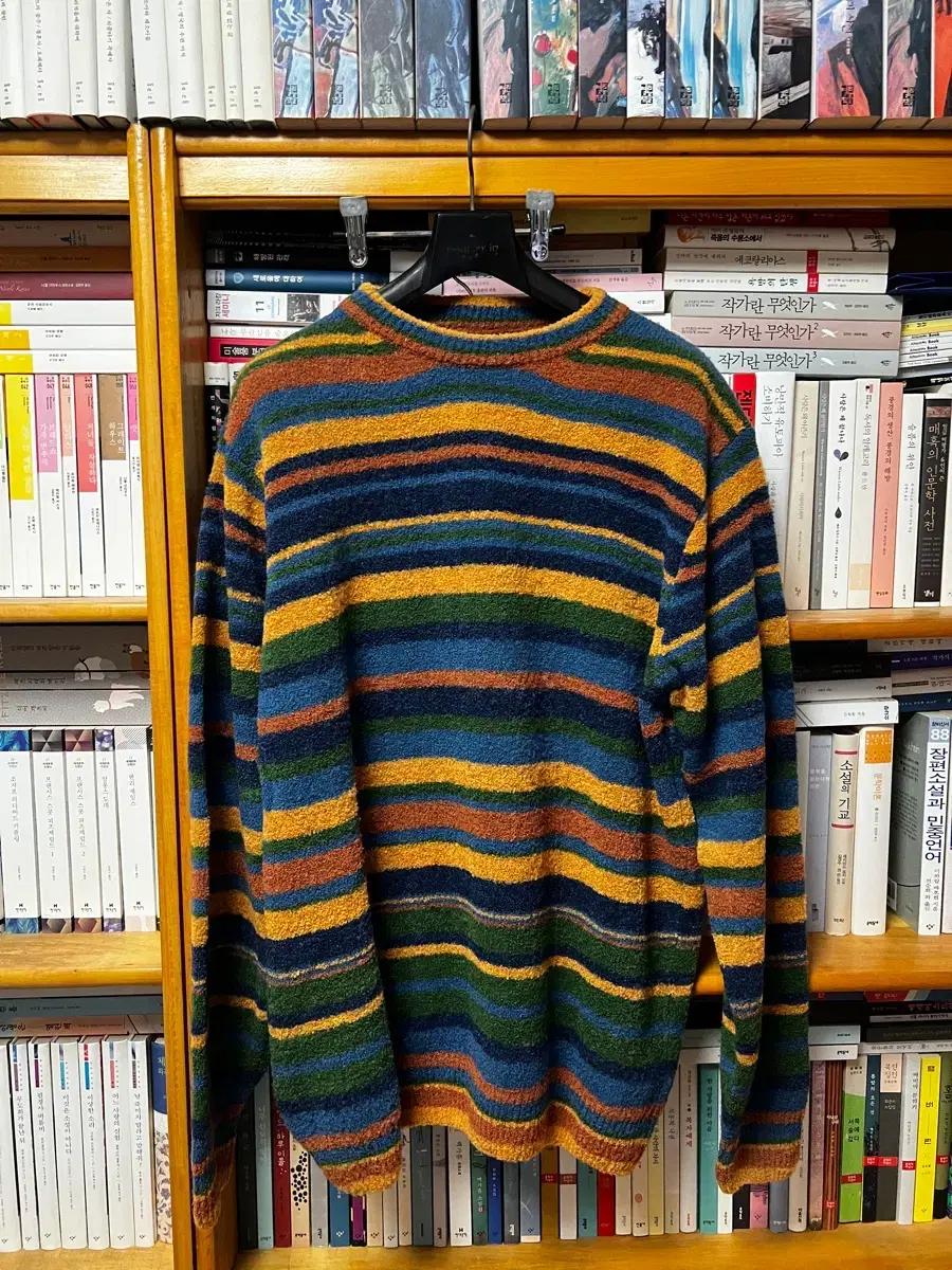 하울린 니트 Razor Love Stripe Crew Knit (Mix)