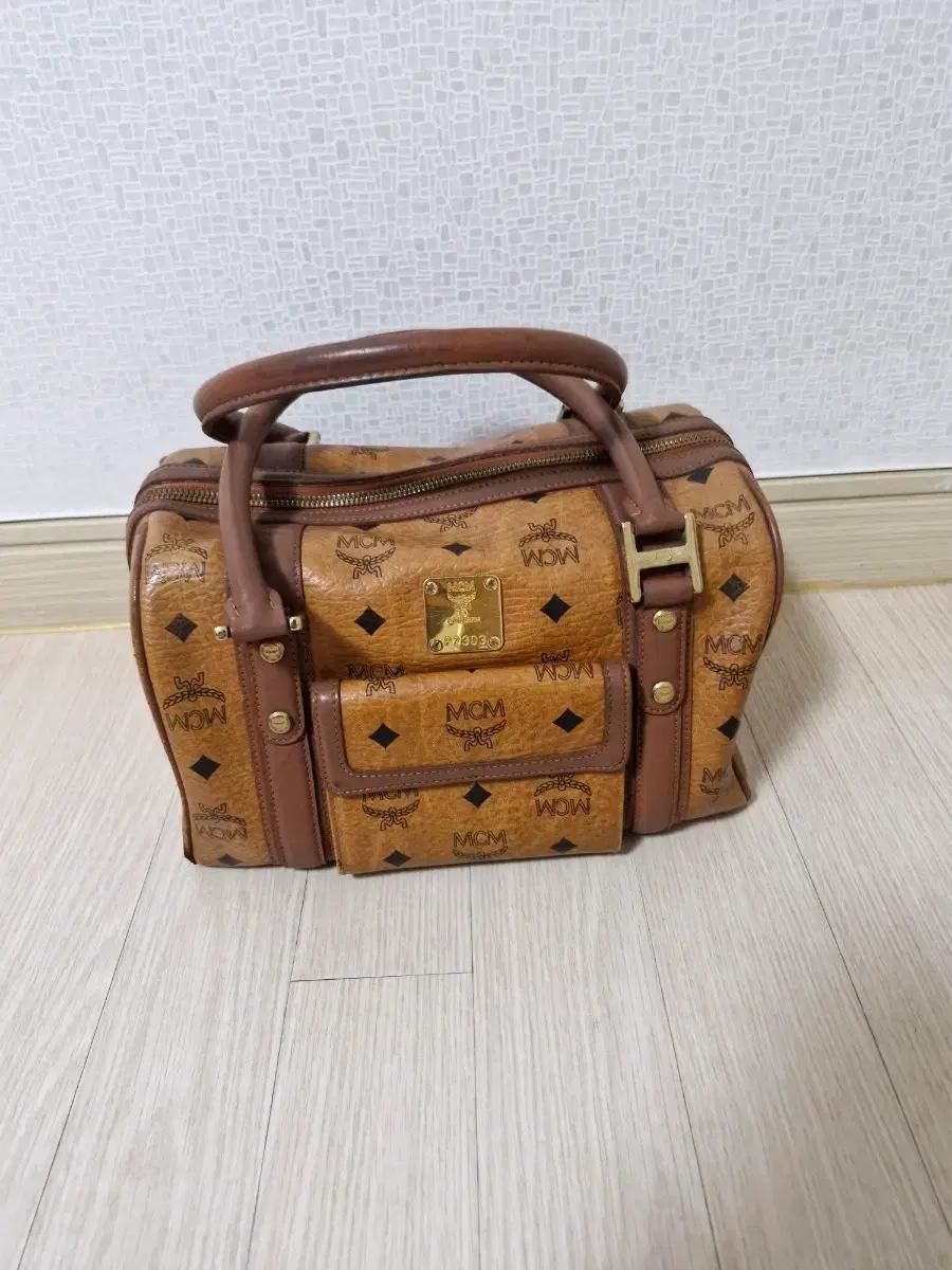 MCM 보스턴백 브라운 토트백 가방