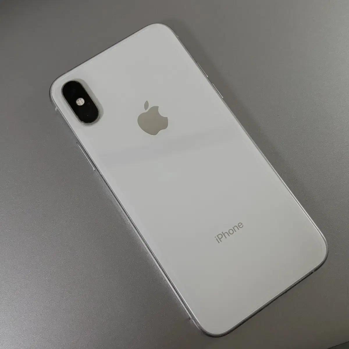 애플 아이폰xs 실버 화이트 256GB