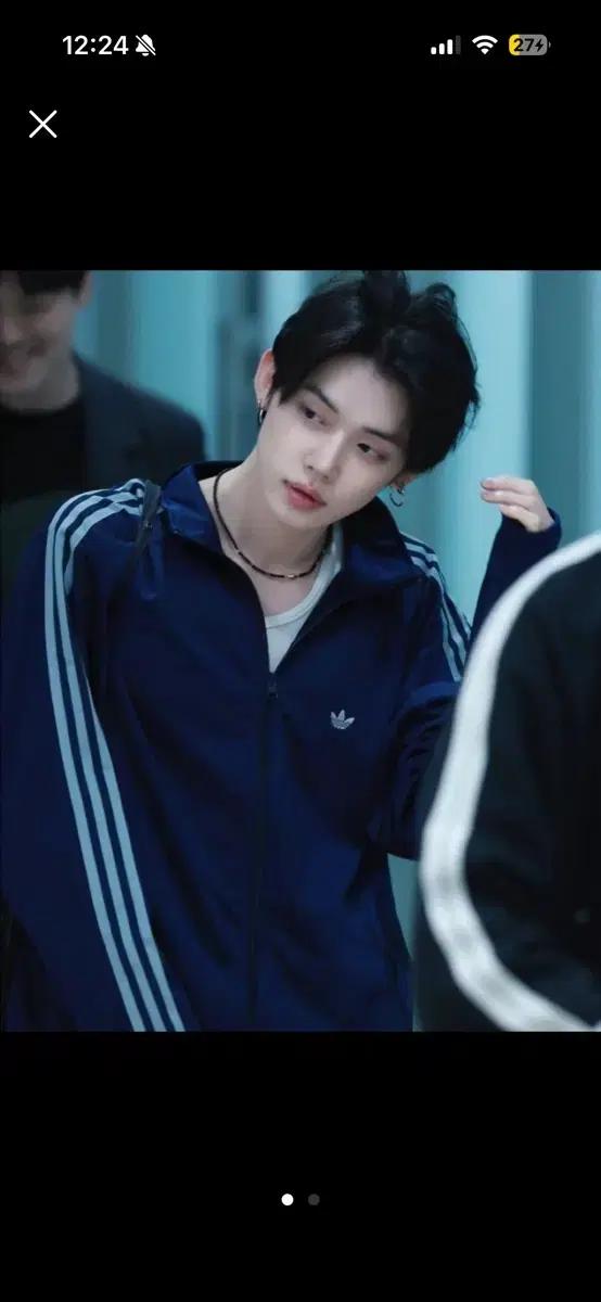 아디다스 집업 네이비 나이트 인디고 M