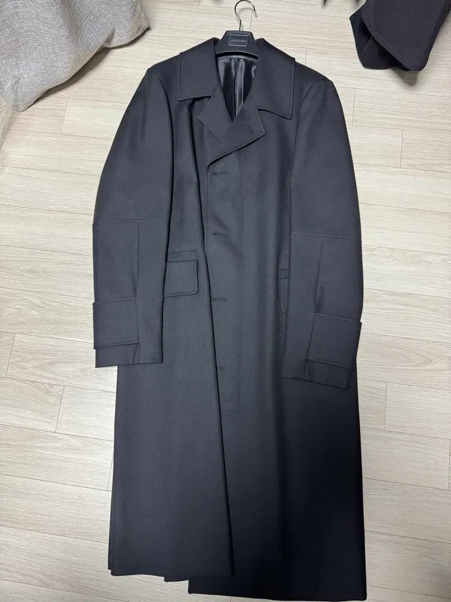 우영미 20fw 블랙 맥코트 트윌 소재