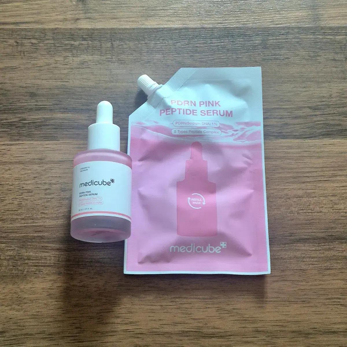 메디큐브 PDRN 핑크 앰플 30ml + 리필 50ml