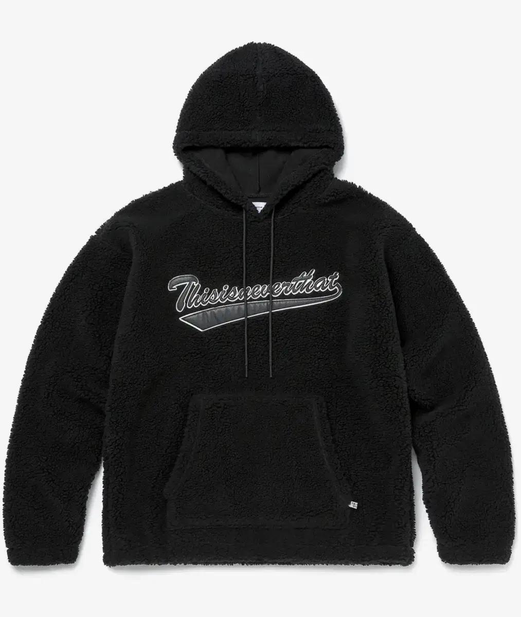 디네댓 후리스 후드티 Sherpa Fleece Hoodie Black