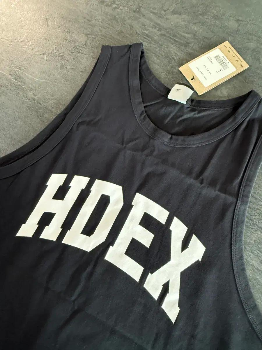 (새상품) HDEX 아치 로고 나시 블랙