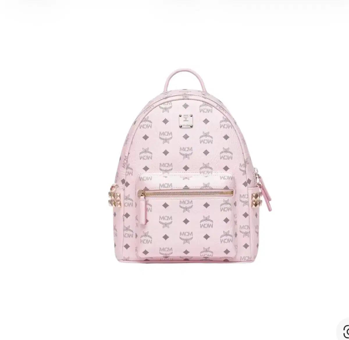 MCM 스타크 소프트핑크 백팩