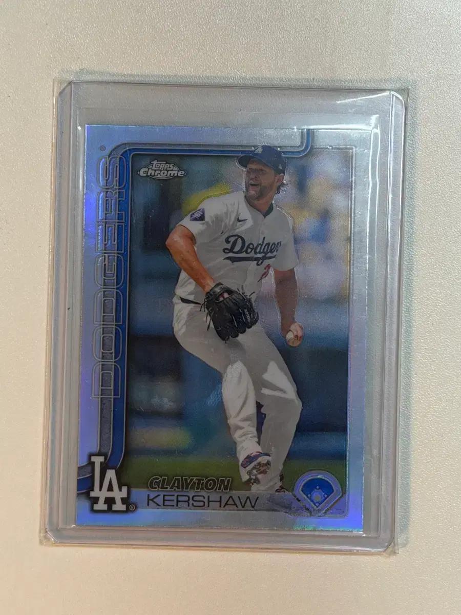 커쇼 2025 Topps MLB 야구카드