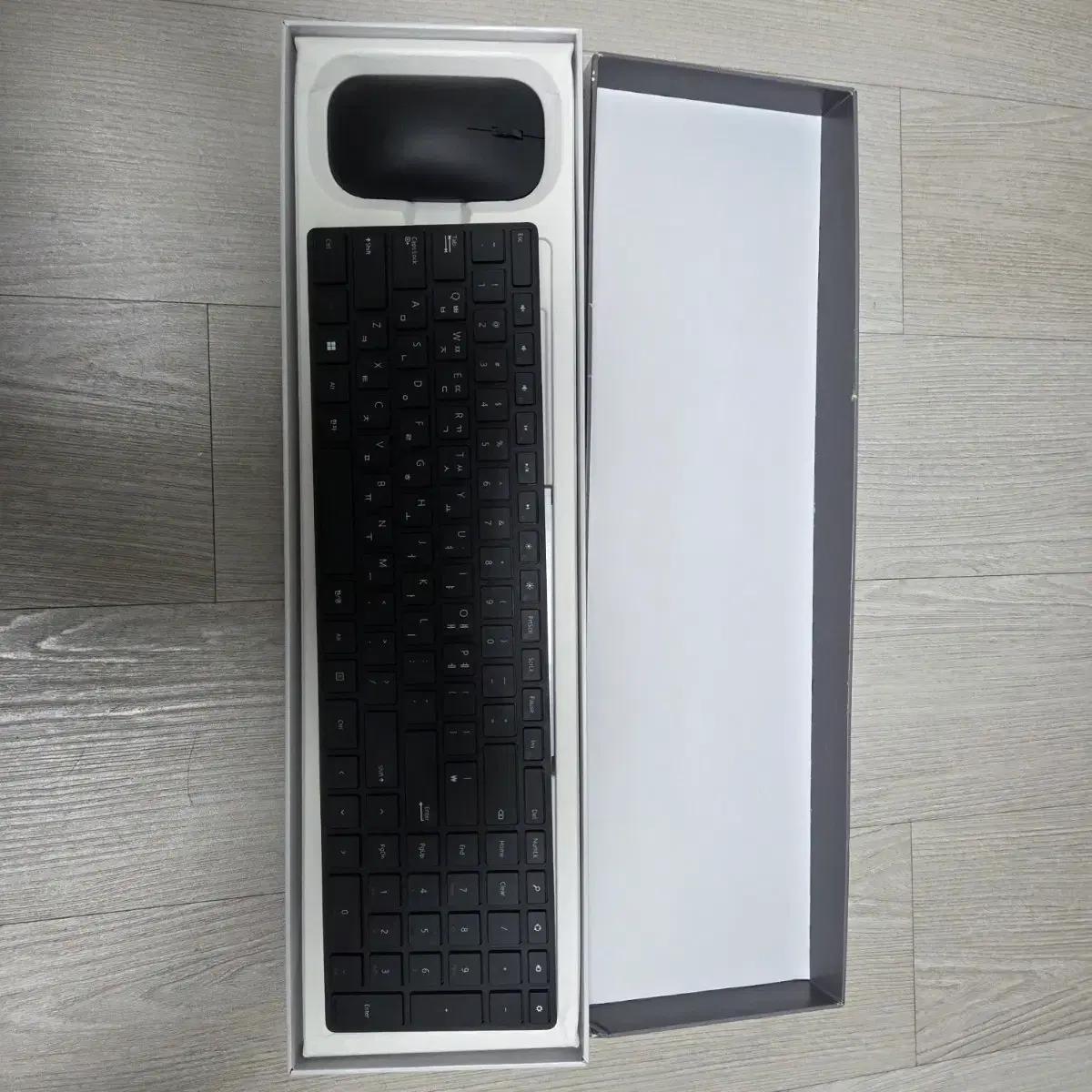 마이크로소프트 키보드 마우스 세트 블랙