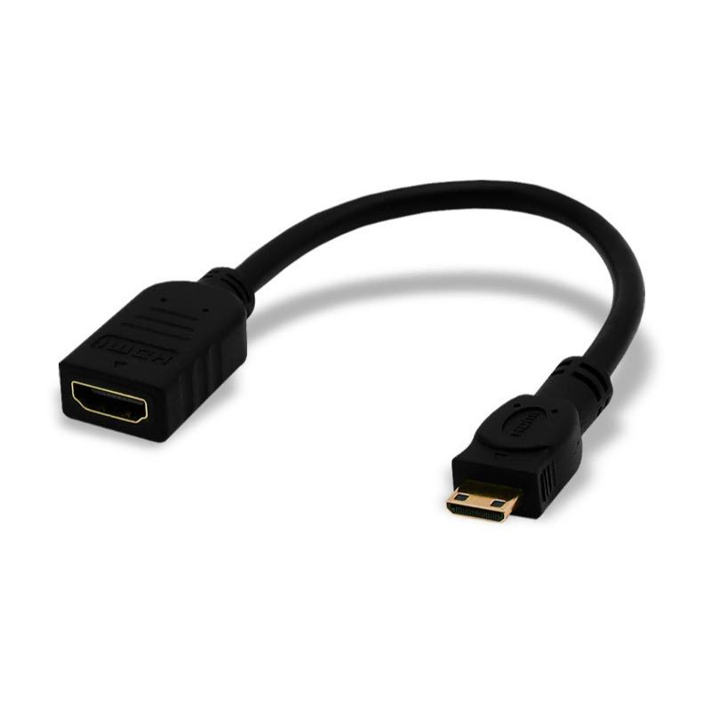 HDMI 2.0 to Mini HDMI 변환 연장 케이블 0.2m