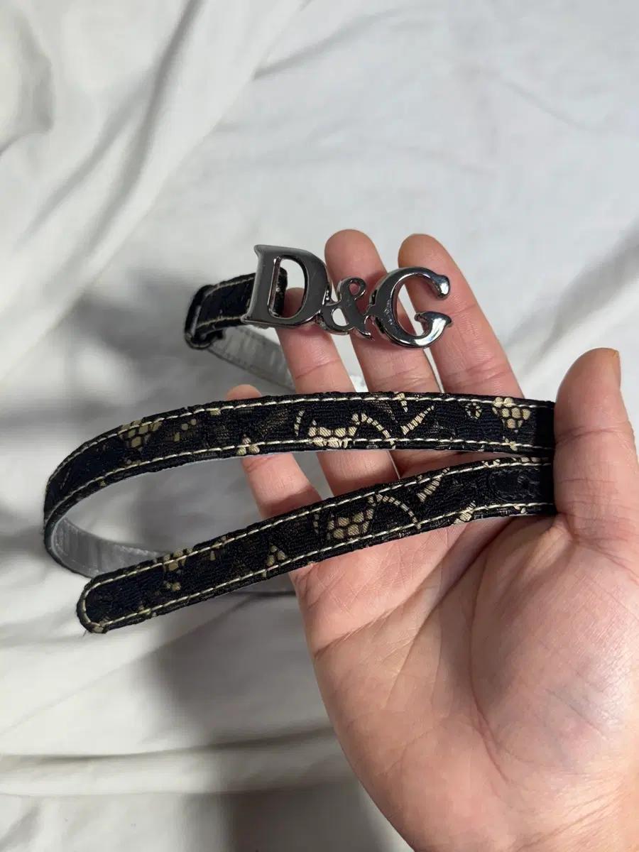 돌체앤가바나 D&G 레이스 벨트
