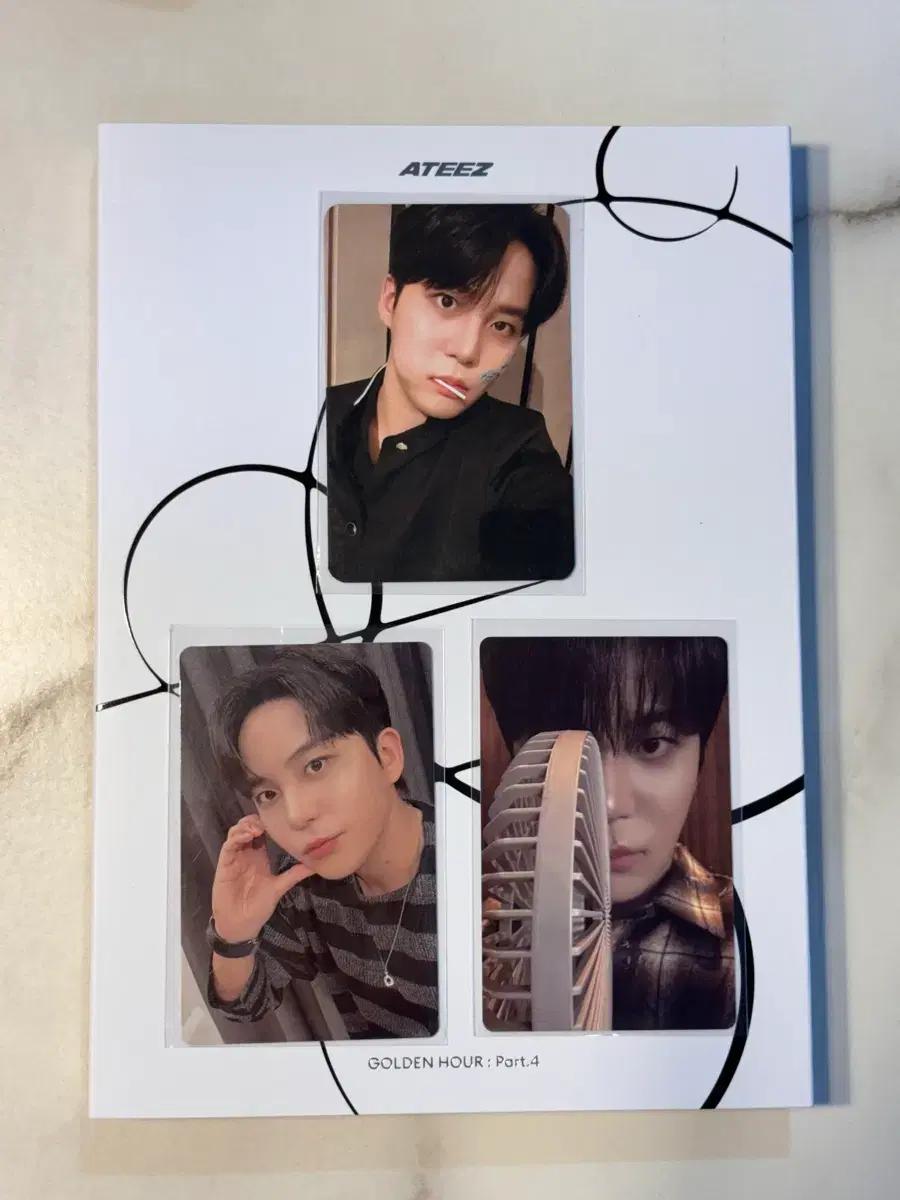 에이티즈 종호 골든아워4 불량티즈 포카+Z 버전 앨범 풀구성