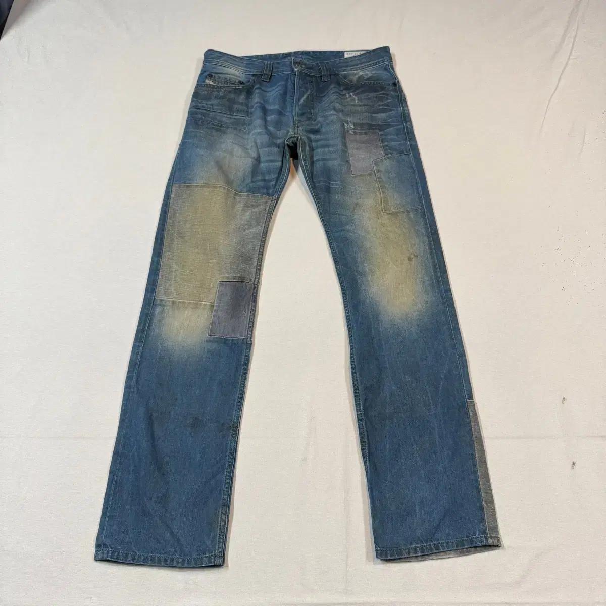 32inch) 디젤 DIESEL 사파도 패치워크 데님 팬츠