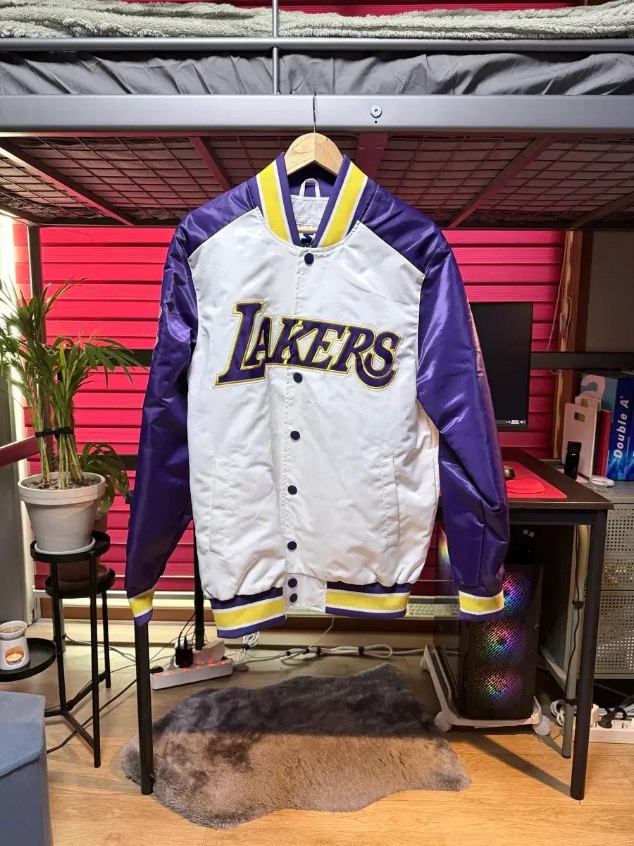 스타터 NBA 레이커스 바시티 자켓 (105 / 오버핏 / 새상품급)
