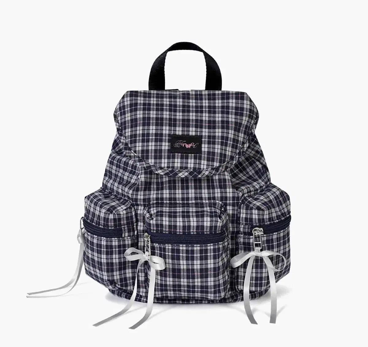 페넥 백팩 가방 BERRY POCKET BACKPACK 체크그레이
