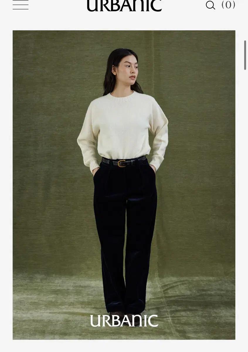 House pocket coduroy pants