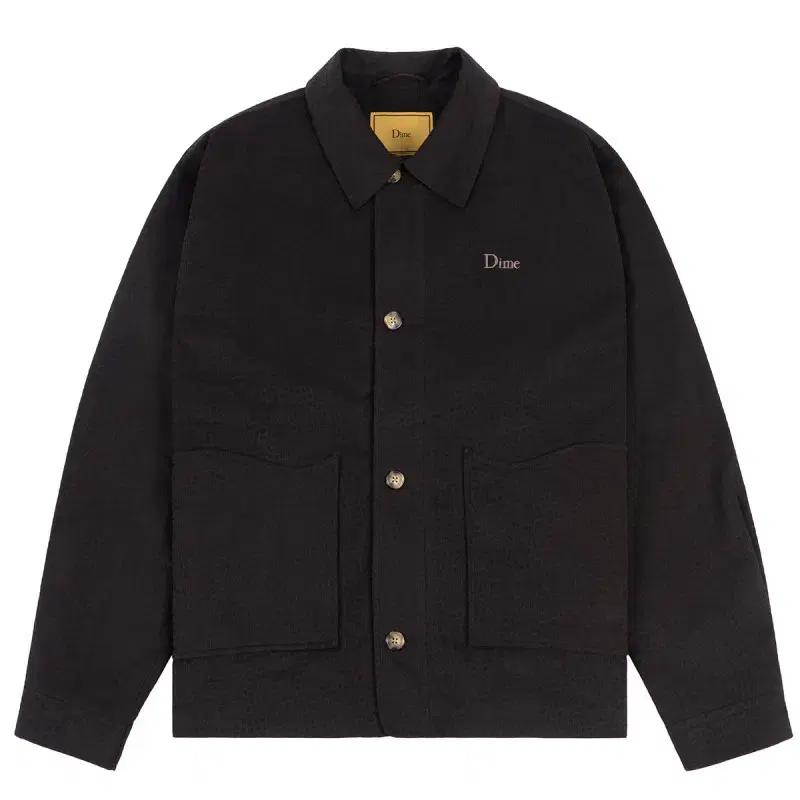 Dime Printed Cord Jacket Black
