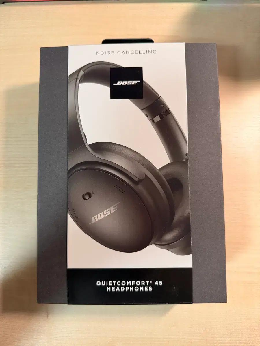 BOSE QC45 헤드폰 블랙