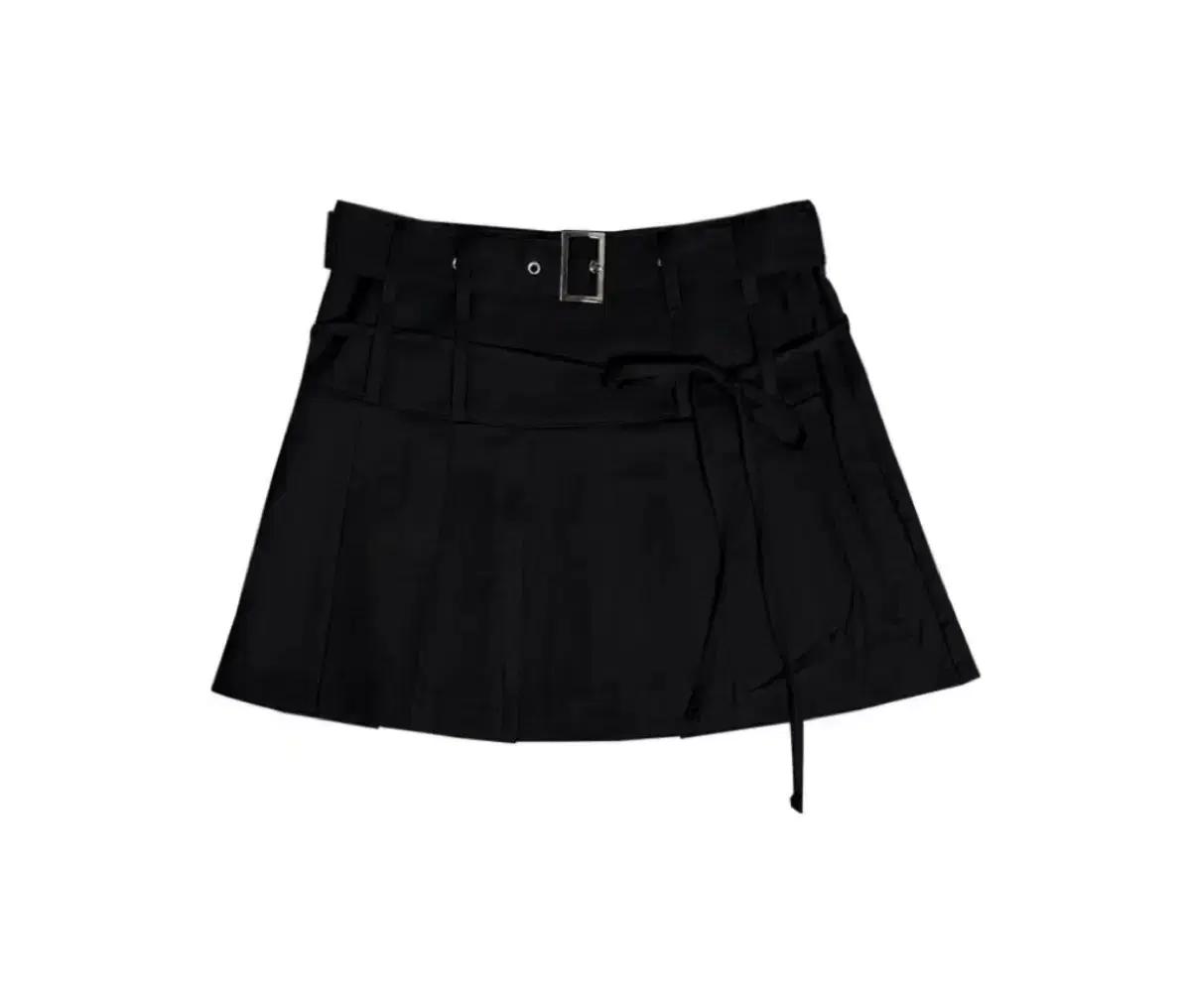 뉴얼린 하이틴 벨트 리본 플리츠 스커트 M