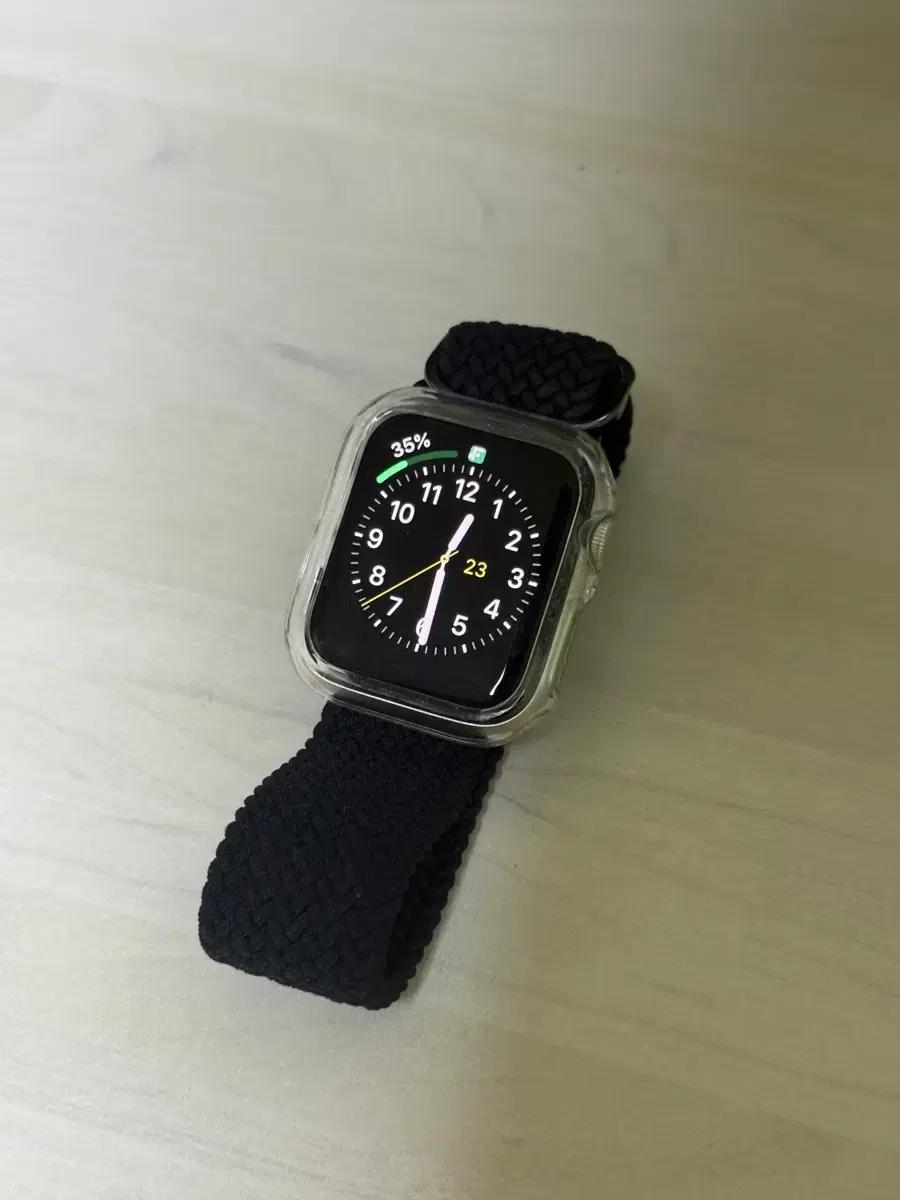 애플워치 se2 40mm 실버 효율 100