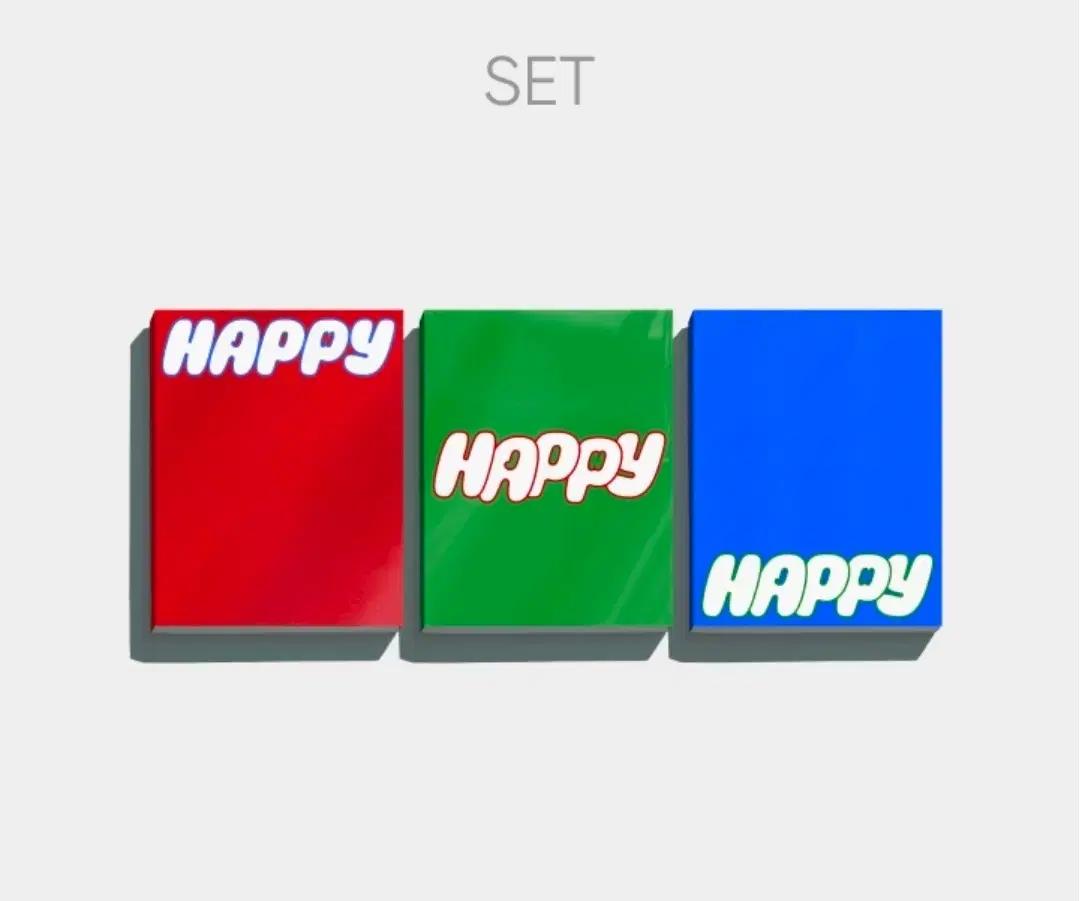 3개 세트가 해피 석진 happy 개봉 앨범 bts 방탄 jin