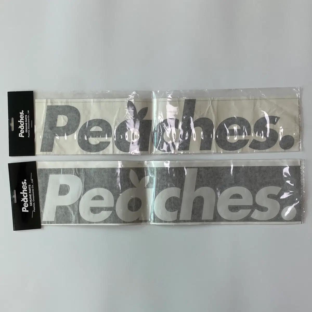 [Peaches.] 피치스 오리지널 화이트 데칼 [L]