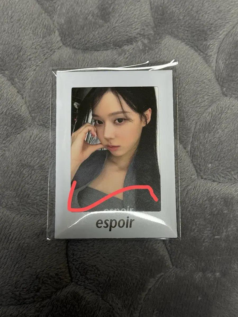 윈터 미개봉 에스쁘아 포카 양도