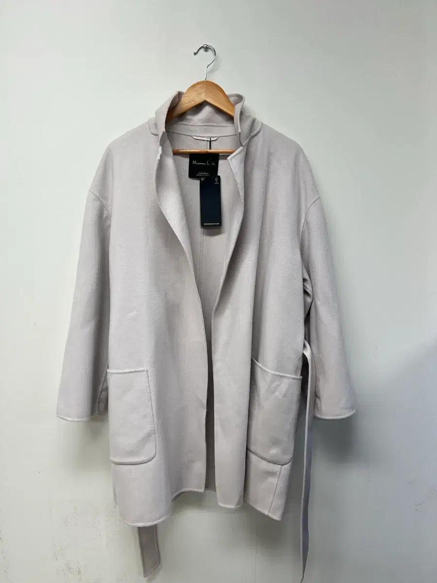 새상품)여성 Massimo Dutti 핸드메이드 울코트 L