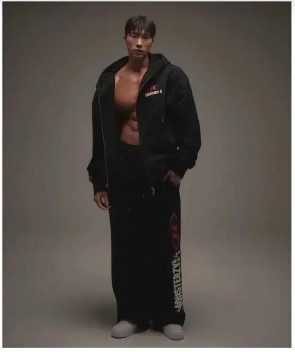 본투윈x몬스터짐 콜라보 한정판 후드집업 미개봉새상품압도프리덤올라잇hdex