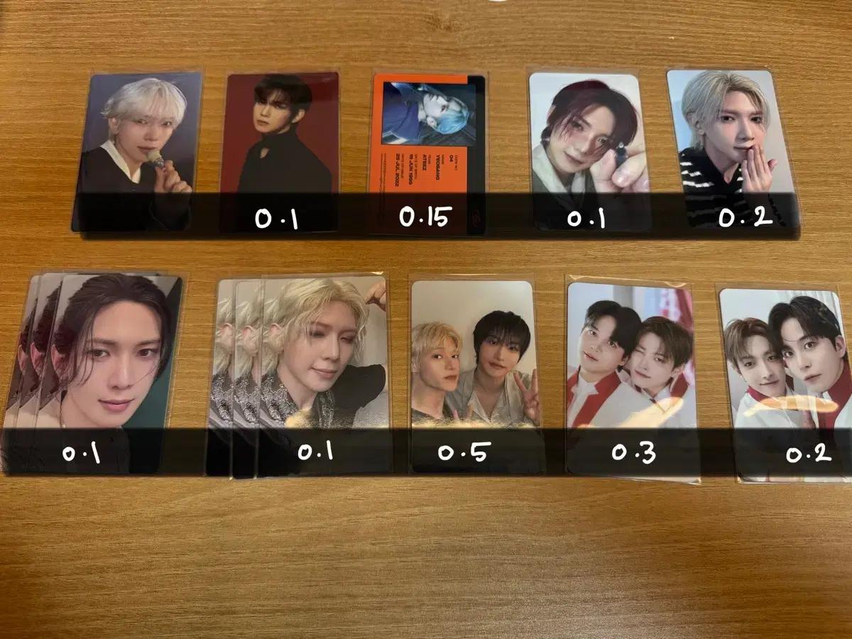 에이티즈 여상 포카 양도