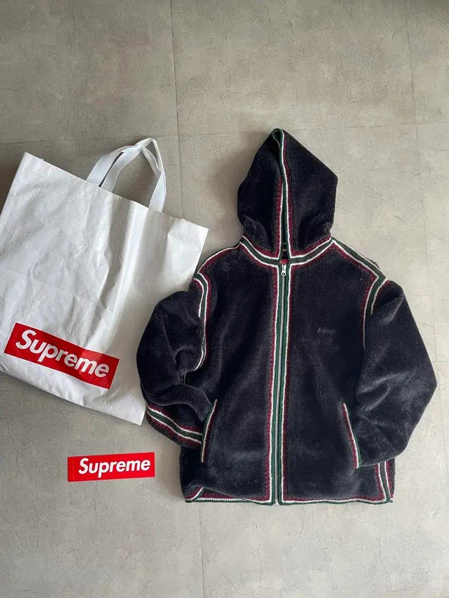[정품]슈프림 SUPREME 크로쉐 집업 자켓 S사이즈