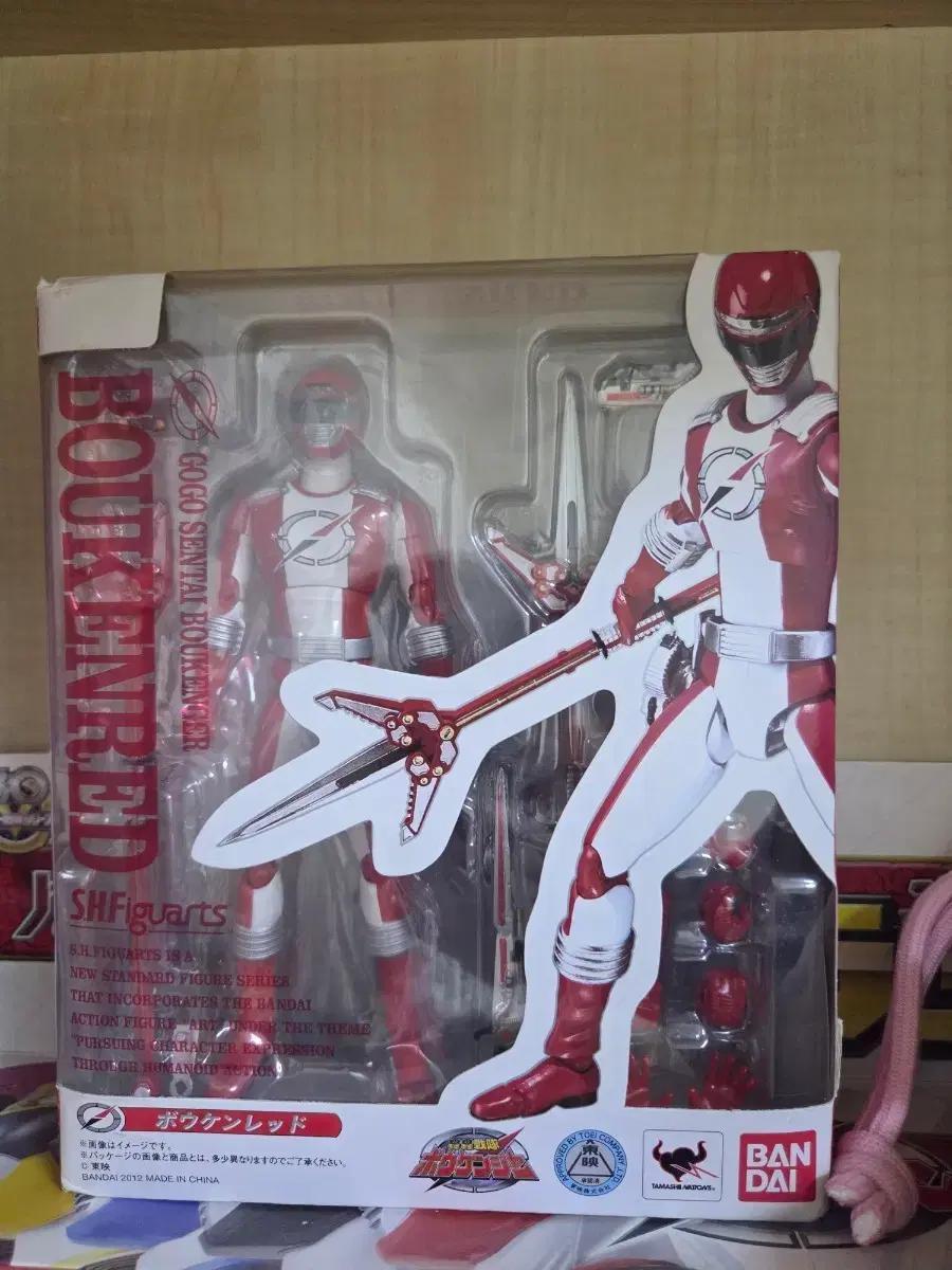 S.H.Figuarts 보우켄 레드 피규어(파워레인저 트레저포스)