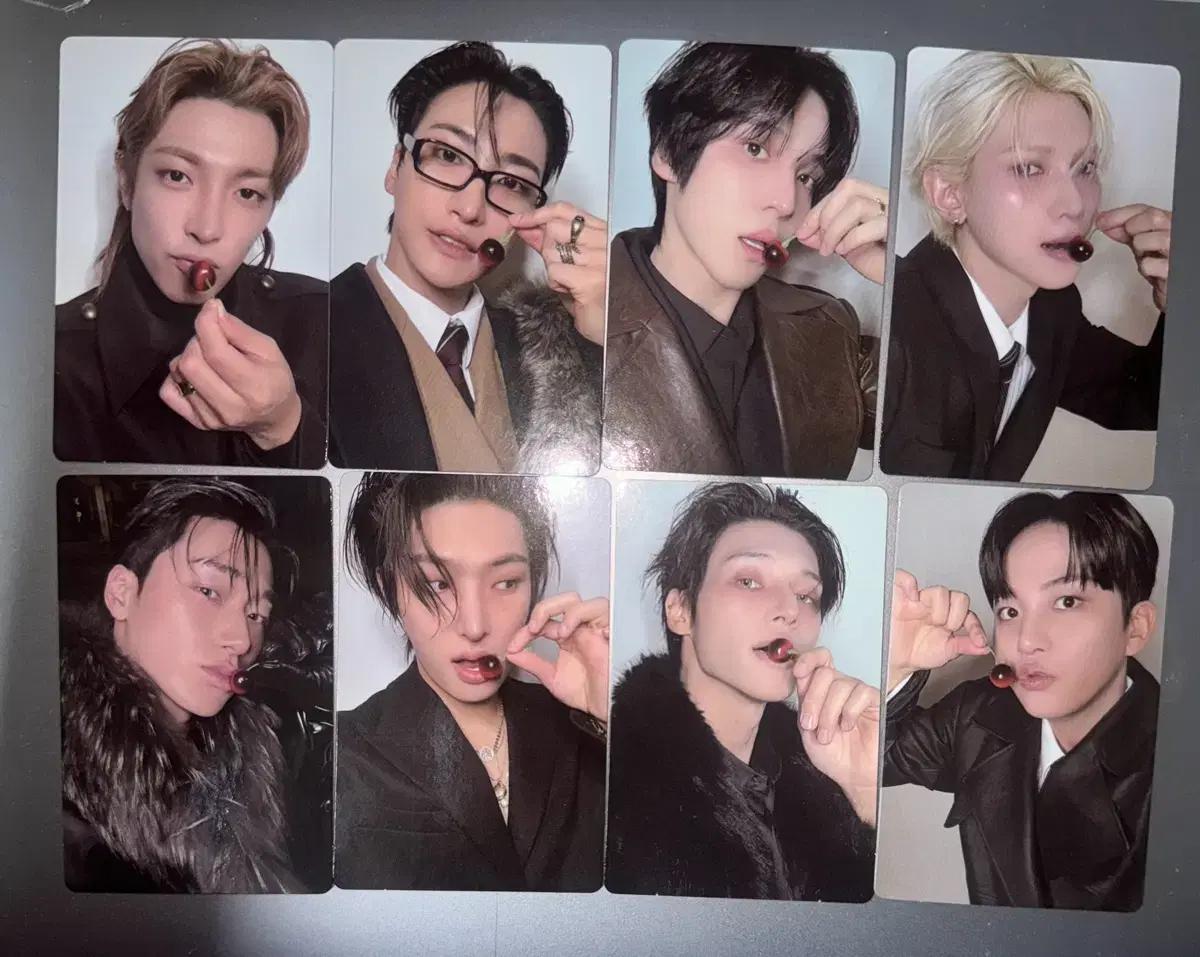 에이티즈 포카 톡톡 특전 세트 럭드 골든아워