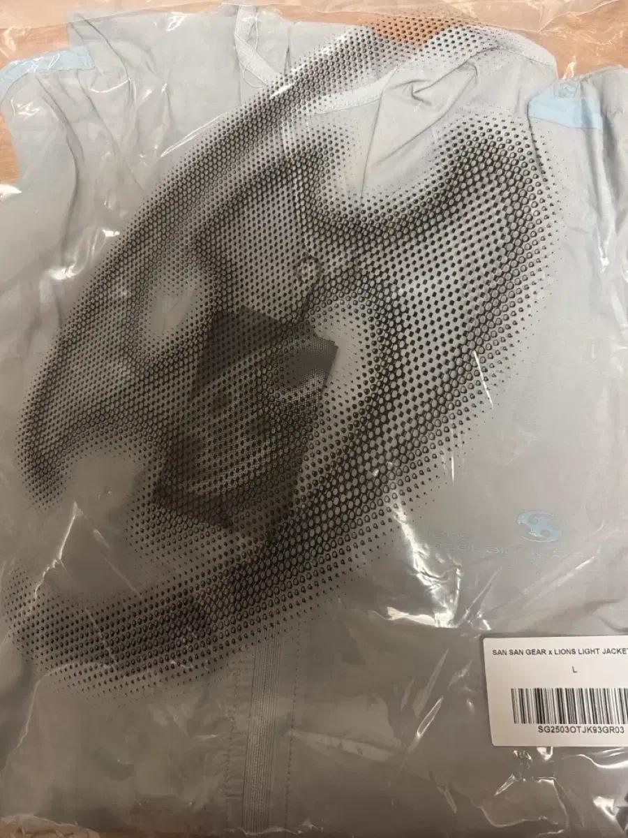 (택포20만)L사이즈산산기어 x 삼성 라이온즈 바람막이 라이트 자켓그레이