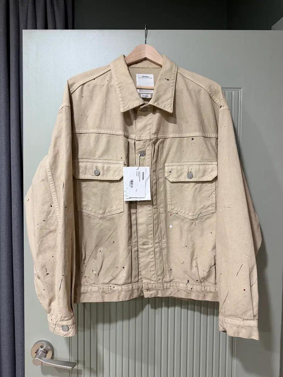 visvim 비즈빔 101xx JKT 데님 자켓 페인트 4size