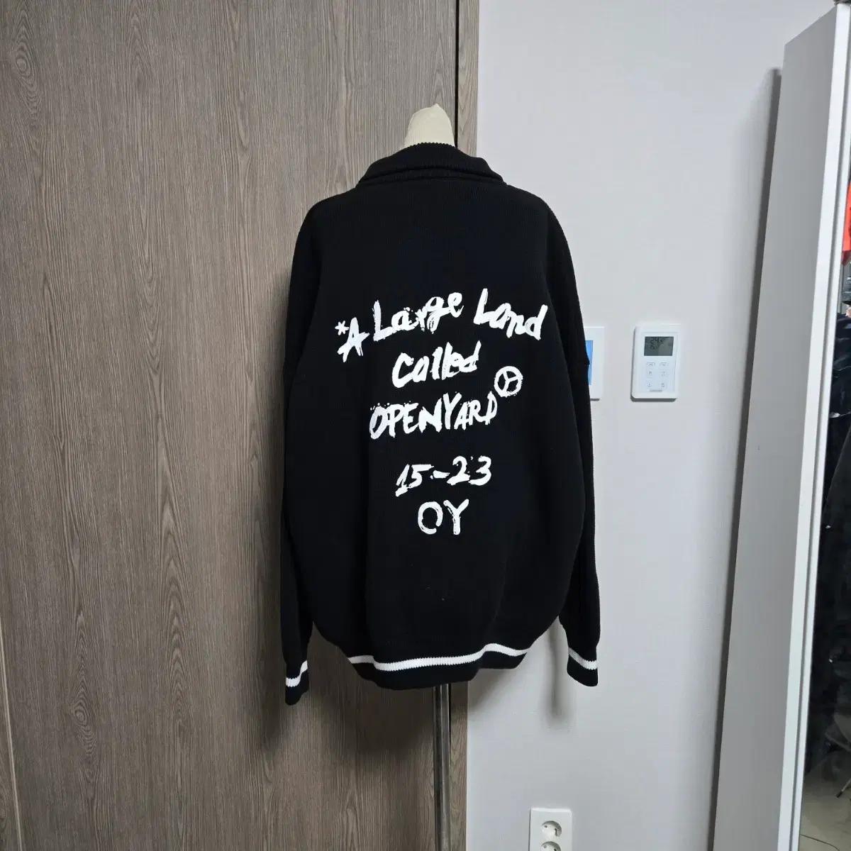 OY OPENYARD 오와이 블랙 니트 오버핏