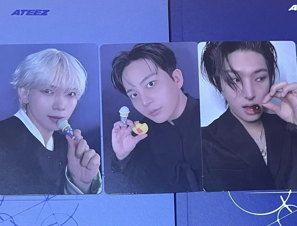에이티즈 톡톡세트 포토카드 교환 구합니다!