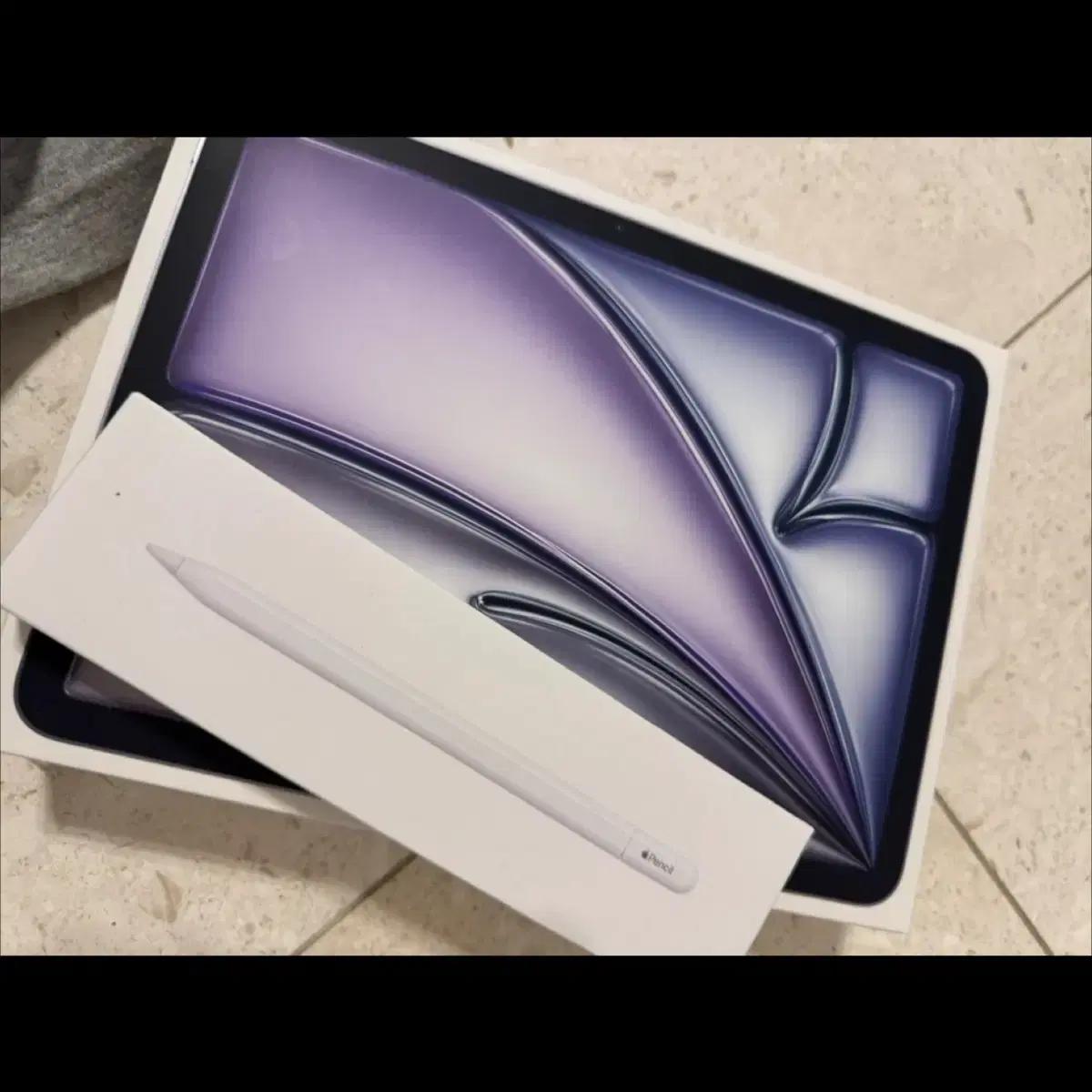 미개봉) iPad Air 11 M3 128GB 스페이스 그레이 + 애플펜