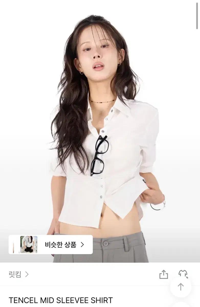 릿킴 TENCEL MID SLEEVEE SHIRT 셔츠