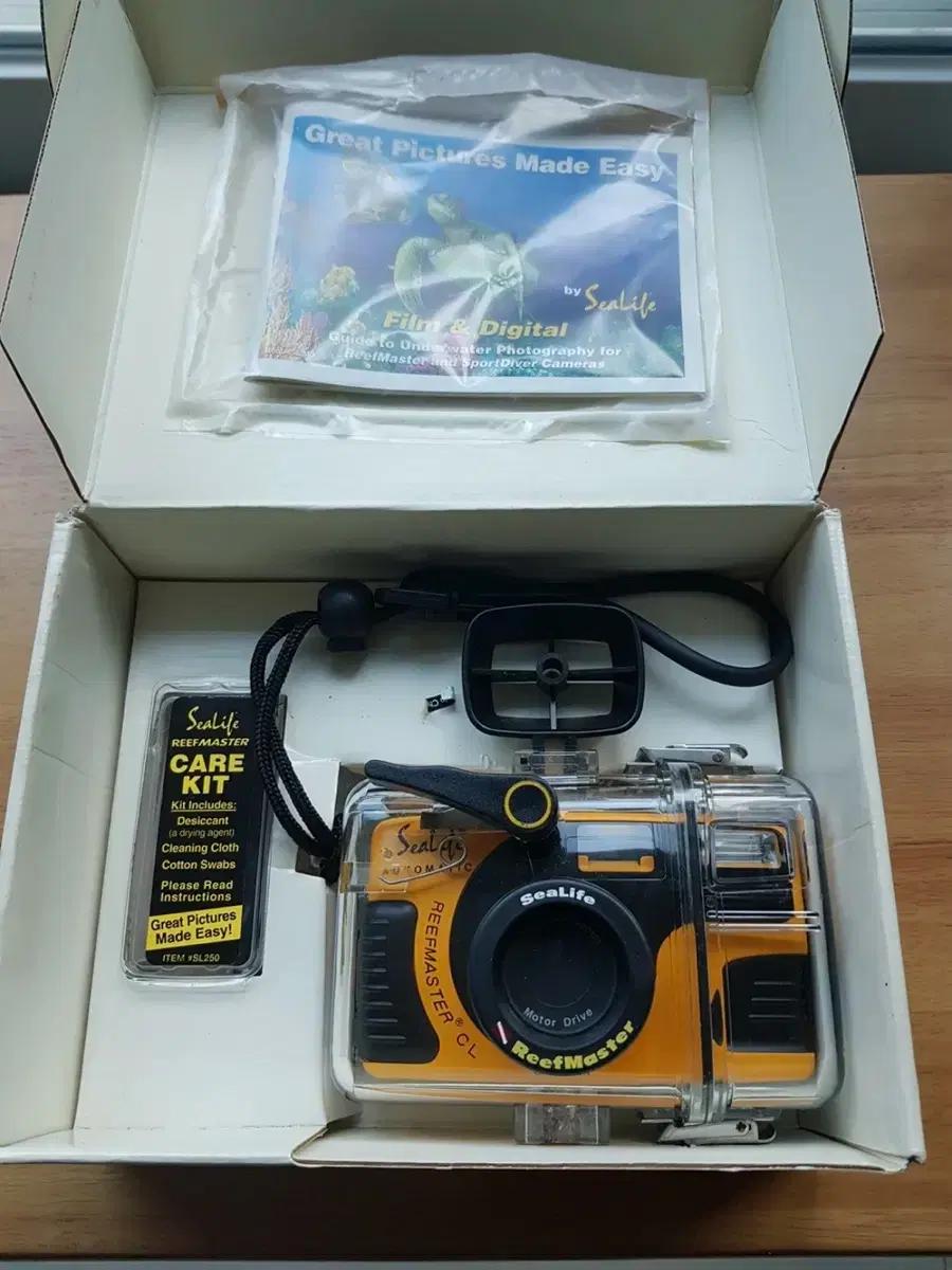 SeaLife ReefMaster CL 수중 필름 카메라 필카 풀박스