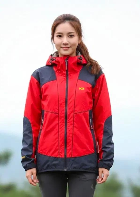 (가-328) K2 바람막이 고어텍스 레드 블랙 100