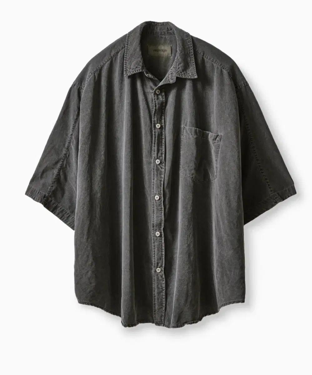 이얼즈어고 반팔셔츠 overdyed grey s사이즈
