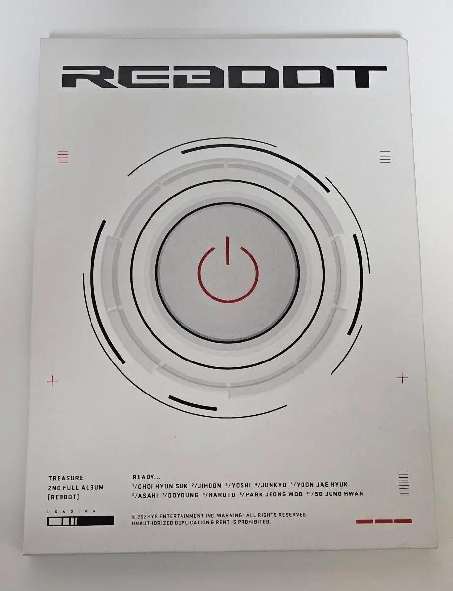 트레저 REBOOT 앨범