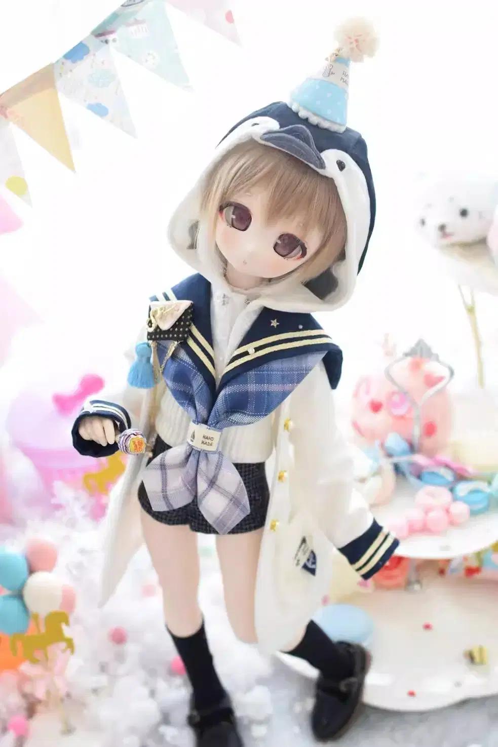 구체관절인형 구관 MSD MDD 호환 의상 펭귄 세일러