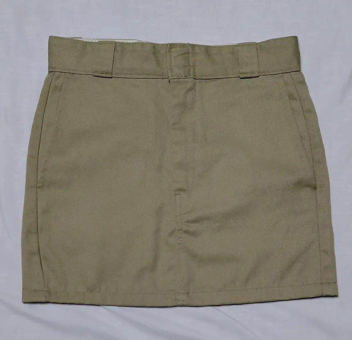 디키즈(Dickies) 874 리메이크 워크 미니스커트 (베이지)