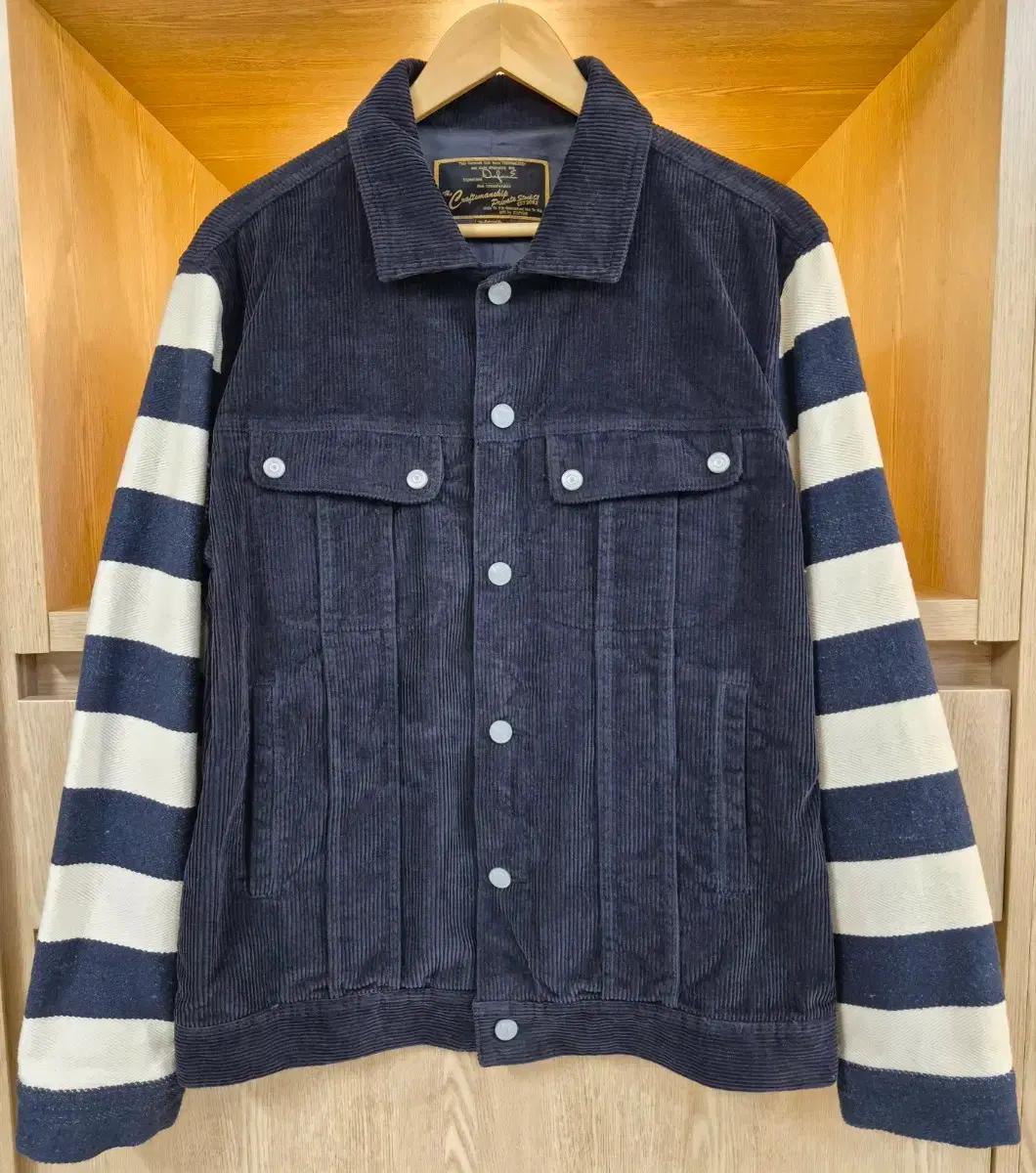 DIAFVINE Racing Stripe Corduroy 3rd 트러커