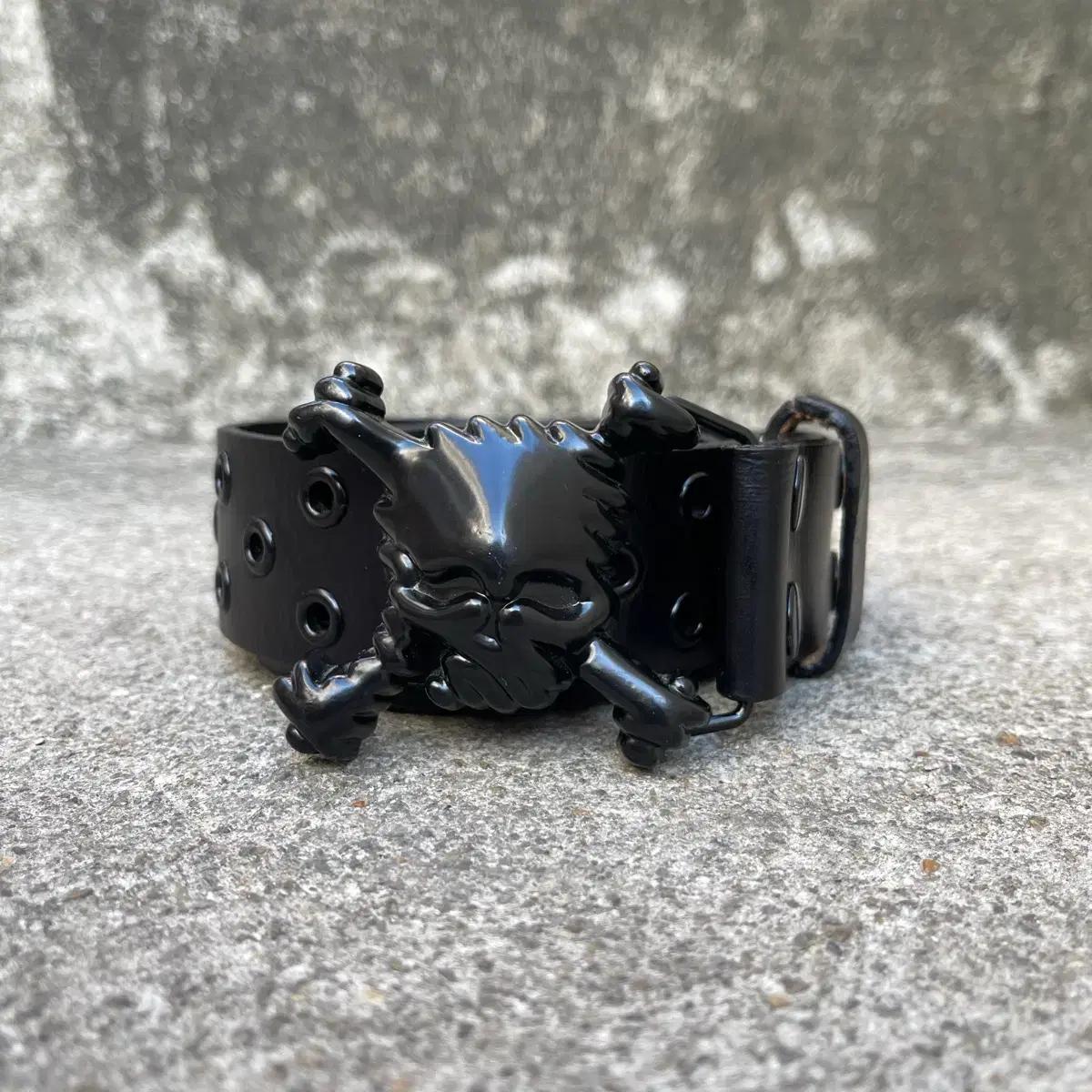 [OS] 00s Oakley 스컬 레더 벨트