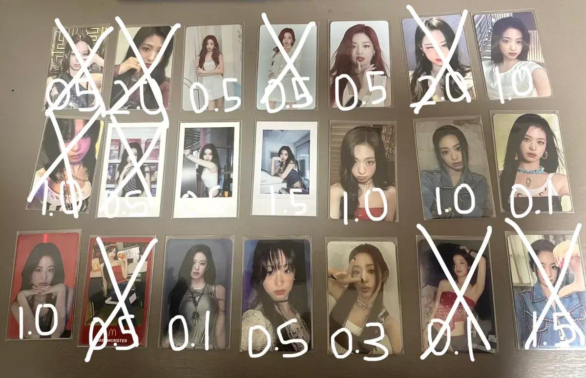베몬 아현 위주 포토카드 일괄,개별