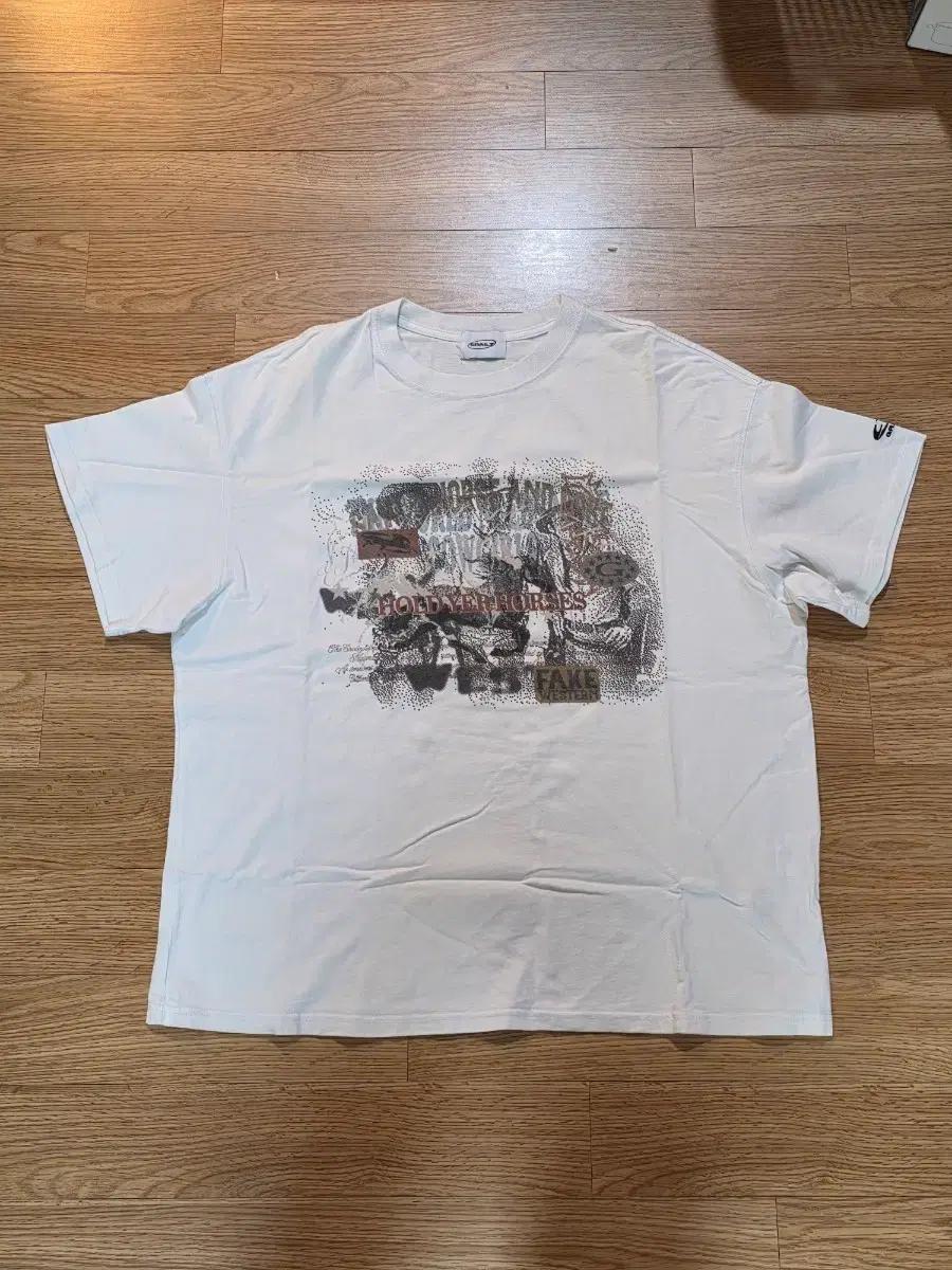 그레일즈 반팔 OVERLAP WASHED T-SHIRTS [WHITE]