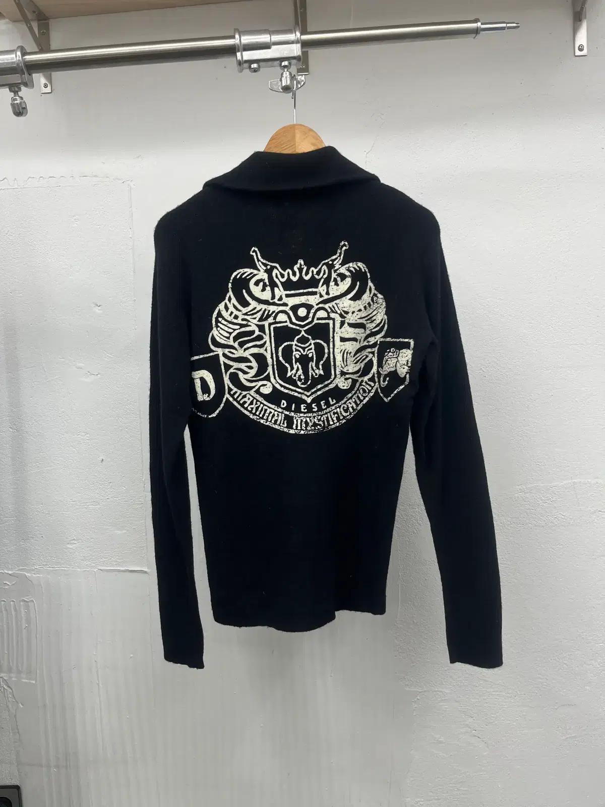 ~66) DIESEL 2WAY Y2K 니트 집업