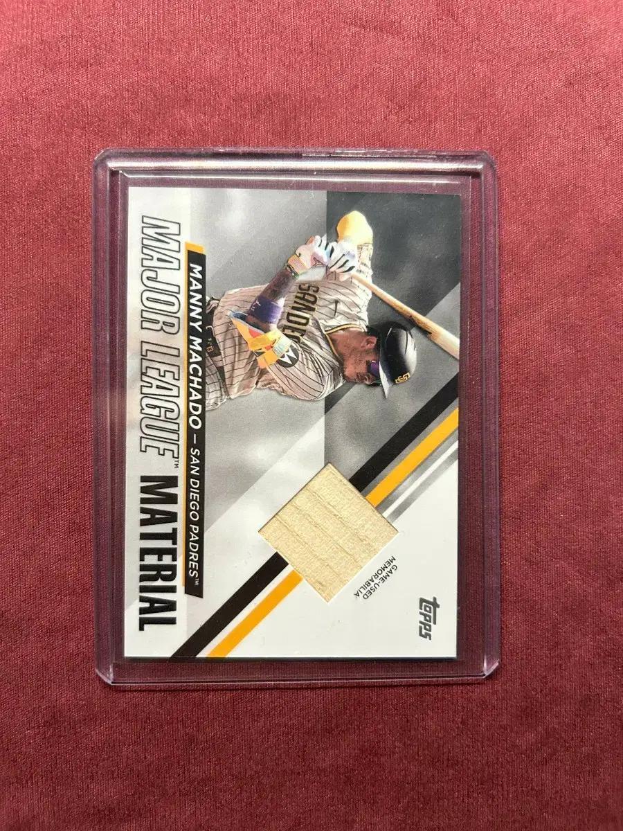 MLB 2025 TOPPS FLAGSHIP MANNY MACHADO렐릭