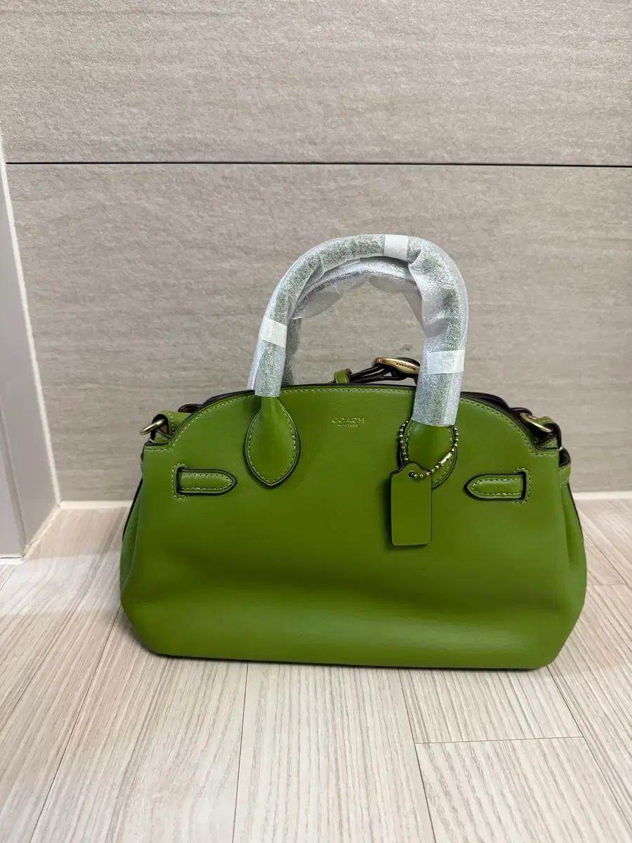 coach 코치 엠파이어26 그린 토트백 미착용
